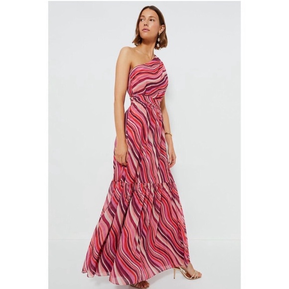 NWT Tuckernuck  maxi dress is the Sunset Stripe Cadiz Dress Size XXXL - Picture 2 of 6